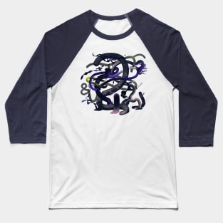 Alien flora Purple Baseball T-Shirt
